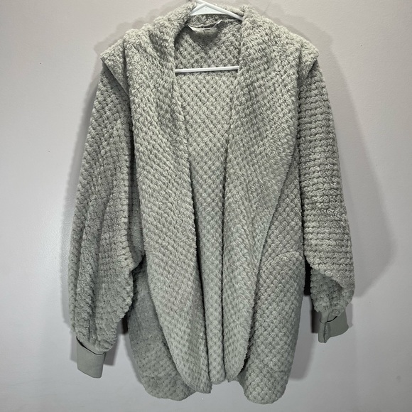 NEW Royal Standard Women’s Grey Everest Open Front Hooded Cardigan Sweater - Picture 5 of 15